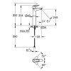 Купить лучшие производители высоких смесителей для раковины Grohe BauLoop New XL-Size 23764001 в Киеве vannaja.kiev.ua