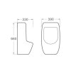Писсуар подвесной Qtap Crow с краном-дозатором 390х330х660 White QT0588112HW Купить Писсуар подвесной Qtap Crow с краном-дозатором 390х330х660 White QT0588112HW в Киеве vannaja.kiev.ua