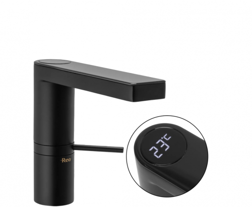 Смеситель для раковины (умывальника) REA AMAR LCD BLACK черный низкий Купить Смеситель для раковины (умывальника) REA AMAR LCD BLACK черный низкий в Киеве vannaja.kiev.ua
