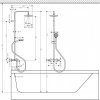 Купить Душевая система хром Hansgrohe 26274000 Vernis Blend Showerpipe 26274 с термостатом в Киеве vannaja.kiev.ua
