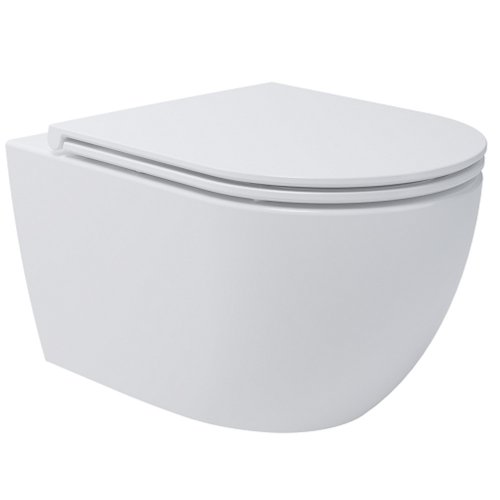 Купить Унитазы без бачка подвесной Devit Do It 4010510 безободка с крышкой soft-close, Vortex Flush белый глянец в Киеве vannaja.kiev.ua