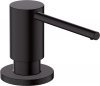 Купить Матовый черный дозатор жидкого мыла Hansgrohe 40438670 A41 к кухонной раковине в Киеве vannaja.kiev.ua