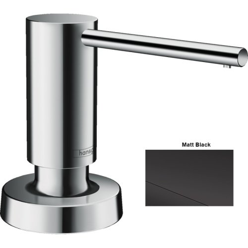 Дозатор кухонний для миючого Hansgrohe A51, 500 ml, Matt Black (40448670) Купити Дозатор кухонний для миючого Hansgrohe A51, 500 ml, Matt Black (40448670) в Києві vannaja.kiev.ua