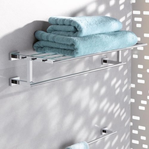 Купить в ванну Полочка Полотенцедержатель GROHE 40512001 ESSENTIALS CUBE 40512 в Киеве vannaja.kiev.ua