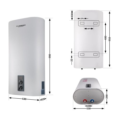 Водонагрівач електричний Thermo Alliance 80 л плоский вертикальний, сухий ТЕН 2 кВт (0,8+1,2) DT80V20G(PD)-D/2 Купити Водонагрівач електричний Thermo Alliance 80 л плоский вертикальний, сухий ТЕН 2 кВт (0,8+1,2) DT80V20G(PD)-D/2 в Києві vannaja.kiev.ua