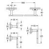 Набор аксессуаров 4 в 1 GROHE ESSENTIALS 40778001 CUBE NEW 40778 Купить Набор аксессуаров 4 в 1 GROHE ESSENTIALS 40778001 CUBE NEW 40778 в Киеве vannaja.kiev.ua