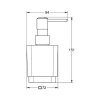 Купити Скляний Дозатор для рідкого мила GROHE 40805 SELECTION CUBE 40805000 Кубічний в Києві vannaja.kiev.ua