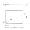 Купити Душовий піддон Qtap Tern 301812C 100x80x12 см + сифон в Києві vannaja.kiev.ua