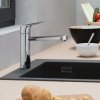 Купить 71807000 Смеситель для кухни Hansgrohe Focus M42 однорычажный хром купить с доставкой в Киеве vannaja.kiev.ua