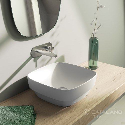 Керамическая раковина 40 см Catalano Green Lux, белая (140AGRLXBM) Купить Керамическая раковина 40 см Catalano Green Lux, белая (140AGRLXBM) в Киеве vannaja.kiev.ua
