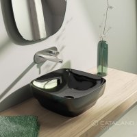 Керамічна раковина 65 см Catalano Green Lux, сіра (165GRLXGS)