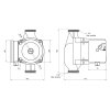 Купить Насос циркуляционный Thermo Alliance LPS 25/80/180 для отопления купить электрический в Киеве vannaja.kiev.ua
