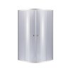 Купити Душова кабіна Lidz Latwa SC80x80.SAT.LOW.GR, скло тоноване 4 мм без піддона LLSC8080SATLOWGR2 в Києві vannaja.kiev.ua