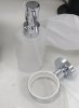 Купить Hansgrohe 41714000 Logis Universal 41714 Дозатор для жидкого мыла круглое настенное матовое стекло с хромом в Киеве vannaja.kiev.ua