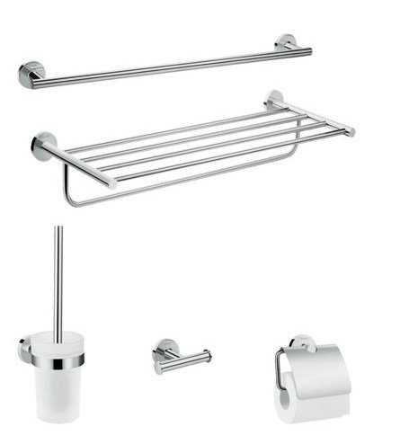 Купить Продажа набор аксессуаров в ванную комнату Hansgrohe 41728000 Logis Universal 41728 в Киеве vannaja.kiev.ua