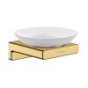 Мыльница в ванную золото 41746990 подвесная Hansgrohe AddStoris круглая стеклянная, Polished Gold Optic Купить Мыльница в ванную золото 41746990 подвесная Hansgrohe AddStoris круглая стеклянная, Polished Gold Optic в Киеве vannaja.kiev.ua