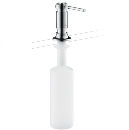 Купити Дозатор кухонний для миючого AXOR Montreux 500 ml врізний, хром (42018000) в Києві vannaja.kiev.ua