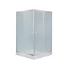 Купить Набор Lidz душевая кабина Wawel SC90x90.SAT.LOW.FR, стекло Frost 4 мм + поддон Mazur в Киеве vannaja.kiev.ua