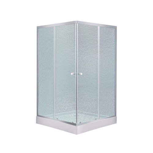 Купить Набор Lidz душевая кабина Wawel SC90x90.SAT.LOW.FR, стекло Frost 4 мм + поддон Mazur в Киеве vannaja.kiev.ua