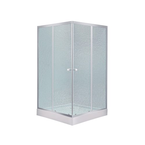 Купить Набор Lidz душевая кабина Wawel SC80x80.SAT.LOW.FR, стекло Frost 4 мм + поддон Mazur в Киеве vannaja.kiev.ua