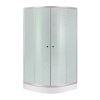 Купити Набір Lidz душова кабіна Latwa SC90x90.SAT.LOW.FR, скло Frost 4 мм + піддон Kupala LLSC9090SATLOWFR2SET в Києві vannaja.kiev.ua
