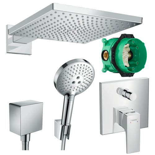 Купить Душевая система скрытого монтажа Hansgrohe 23854000 Metropol Raindance хром верхняя лейка 300 мм однорычажный в Киеве Купить Купить Душевая система скрытого монтажа Hansgrohe 23854000 Metropol Raindance хром верхняя лейка 300 мм однорычажный в Киеве в Киеве vannaja.kiev.ua