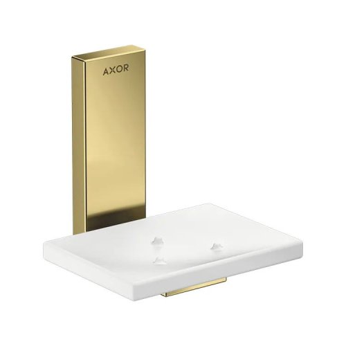 Купить Мыльница Axor Universal Rectangular, подвесная, Polished Gold Optic (42605990) в Киеве vannaja.kiev.ua