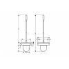 Купити йорш унітазу Axor 42835000 Universal Щітка HANSGROHE в Києві vannaja.kiev.ua