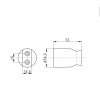 Держатель для ручного душа Qtap Spojeni округлый QT829910842854OB Black Matt Купить Держатель для ручного душа Qtap Spojeni округлый QT829910842854OB Black Matt в Киеве vannaja.kiev.ua