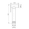 Лейка для гигиенического душа Qtap Rucni округлая QT889910842855OB Black Matt Купить Лейка для гигиенического душа Qtap Rucni округлая QT889910842855OB Black Matt в Киеве vannaja.kiev.ua