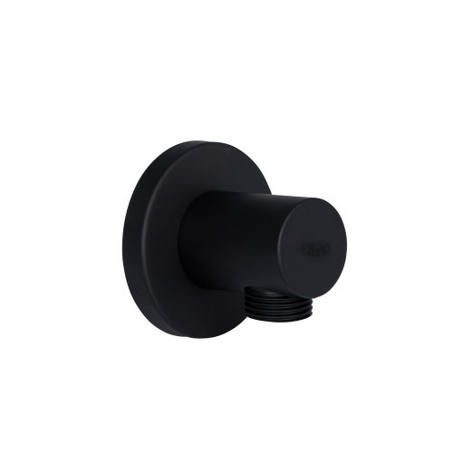 Підключення для шланга Qtap Spojeni округле QTCRBB030 Black Matt Купити Підключення для шланга Qtap Spojeni округле QTCRBB030 Black Matt в Києві vannaja.kiev.ua