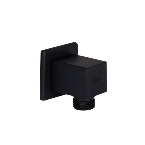 Подключение для шланга Qtap Spojeni прямоугольное QT809810842857NB Black Matt Купить Подключение для шланга Qtap Spojeni прямоугольное QT809810842857NB Black Matt в Киеве vannaja.kiev.ua