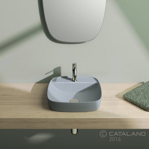 Керамічна раковина 42 см Catalano Green Lux, блакитна (142GRLXAS) Купити Керамічна раковина 42 см Catalano Green Lux, блакитна (142GRLXAS) в Києві vannaja.kiev.ua