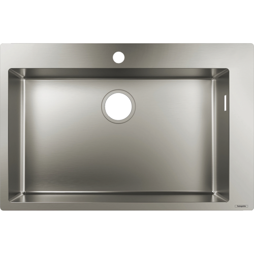 Кухонная мойка Hansgrohe S711-F660 на столешницу 1х35, 760х500 мм, Stainless Steel (43302800) Купить Кухонная мойка Hansgrohe S711-F660 на столешницу 1х35, 760х500 мм, Stainless Steel (43302800) в Киеве vannaja.kiev.ua