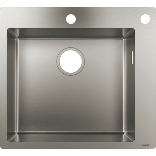 Кухонная мойка Hansgrohe S711-F450 на столешницу 2x35, 550х500 мм, Stainless Steel (43305800) Купить Кухонная мойка Hansgrohe S711-F450 на столешницу 2x35, 550х500 мм, Stainless Steel (43305800) в Киеве vannaja.kiev.ua
