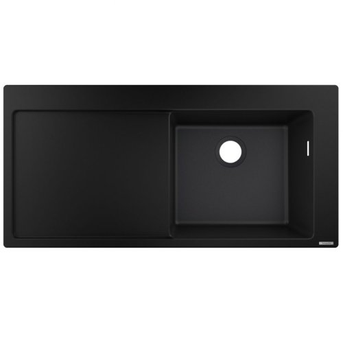 Кухонная мойка Hansgrohe S514-F450 1050х510 полочка слева, Graphiteblack (43314170) Купить Кухонная мойка Hansgrohe S514-F450 1050х510 полочка слева, Graphiteblack (43314170) в Киеве vannaja.kiev.ua