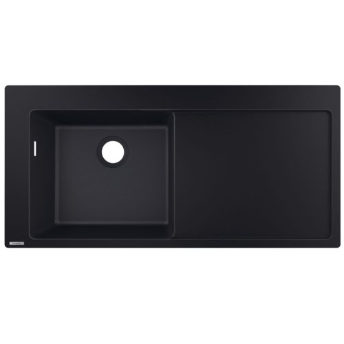 Купить Кухонная мойка Hansgrohe S5110-F450 1050х510 полочка справа, Graphiteblack (43330170) в Киеве vannaja.kiev.ua