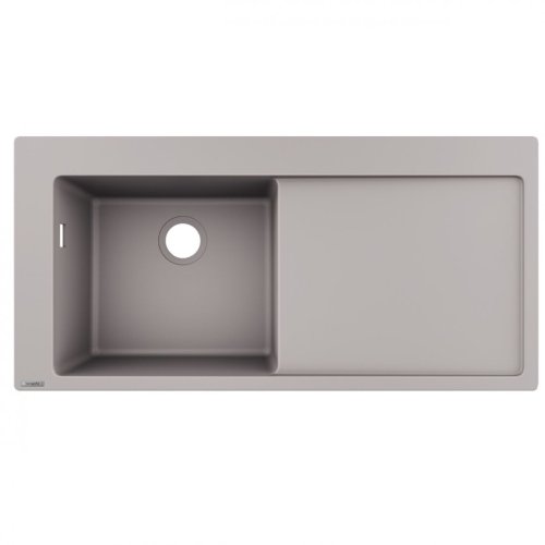 Кухонная мойка Hansgrohe S5110-F450 1050х510 полочка справа, Concretegrey (43330380) Купить Кухонная мойка Hansgrohe S5110-F450 1050х510 полочка справа, Concretegrey (43330380) в Киеве vannaja.kiev.ua