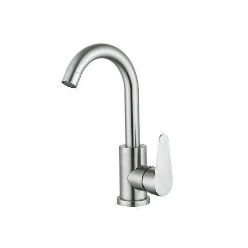 Купить Смеситель для кухни Lidz Vida 015F2 (k35) LDVID015F2NKS43353 Nickel в Киеве vannaja.kiev.ua