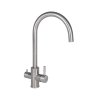 Купить Смеситель для кухни Lidz Aria 020F (k35) LDARI020FNKS43365 Nickel встроенный кран для питьевой воды в Киеве vannaja.kiev.ua