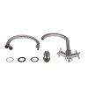 Купить Смеситель для кухни Lidz Wind 013F двухвентильный LDWIN013FNKS43390 Nickel в Киеве vannaja.kiev.ua