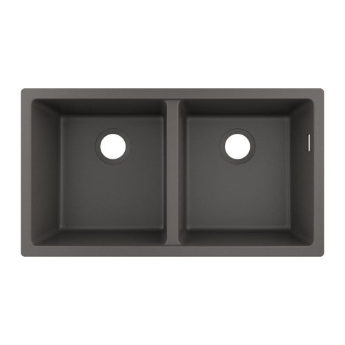Кухонная мойка Hansgrohe S510-U770 под столешницу 820х450 две чаши 370/370, Stonegrey (43434290) Купить Кухонная мойка Hansgrohe S510-U770 под столешницу 820х450 две чаши 370/370, Stonegrey (43434290) в Киеве vannaja.kiev.ua