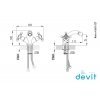 Купити Devit 43616127B Retro 2.0 Змішувач для біде Купити Бронзовий в Києві vannaja.kiev.ua