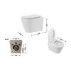 Купити Унітаз підвісний Qtap Scorpio безободковий Ultra Quiet з сидінням Soft-close QT14332380AW в Києві vannaja.kiev.ua