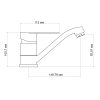 Купить кухонные краны смеситель Lidz Tani 002M (k40) LDTAN002MCRM44967 Chrome в Киеве vannaja.kiev.ua