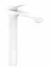 Hansgrohe 75040700 Смеситель однорычажный Vivenis для раковины с сливным гарнитуром белый матовый с плоским изливом качественный Купить Hansgrohe 75040700 Смеситель однорычажный Vivenis для раковины с сливным гарнитуром белый матовый с плоским изливом качественный в Киеве vannaja.kiev.ua