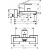 Купити Змішувач для ванни Hansgrohe 71450000 з душем Vernis Shape 71450 хром в Києві vannaja.kiev.ua