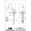 Купить Gessi 45002-031 Cono 45002 031 Смеситель для Раковины с донным клапаном Хром 45002  в Киеве vannaja.kiev.ua