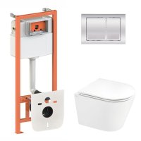 Унітаз підлоговий Qtap Jay Ultra Quiet з сидінням Soft-close 640x360x835 мм QT07222175TW White
