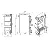 Купить Котел твердотопливный стальной Thermo Alliance Ferrum Plus V 4.0 FSF+ 14 в Киеве vannaja.kiev.ua